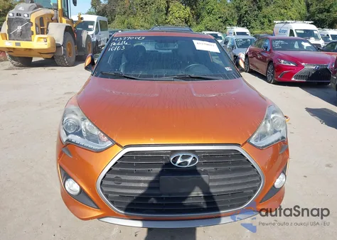 2016 Hyundai Veloster Turbo из США, поврежденный, VIN KMHTC6AE1GU293505